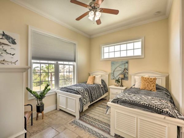 Seven Bedroom Walk to Beach Vacation Pool Home in Palm Coast