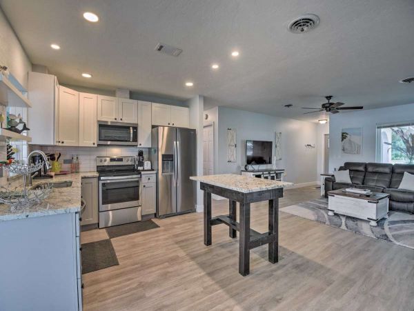 Two Bedroom Bay View Vacation Rental with Dock in Nokomis