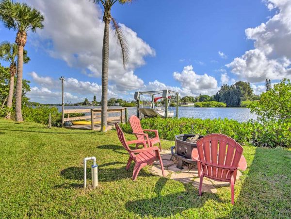Two Bedroom Bay View Vacation Rental with Dock in Nokomis