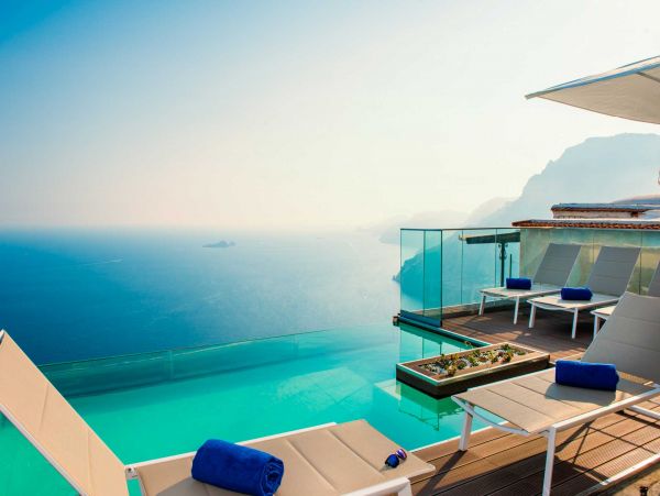 Ocean Views Positano Vacation Villa Five Bedroom with Pool