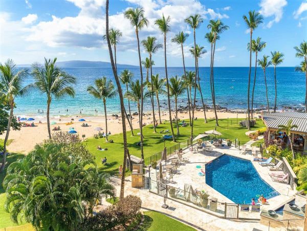 Ocean View Two Bedroom Vacation Rental Condo in Kihei
