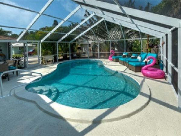 Manasota Vacation Home Two Bedroom Walk to Beach
