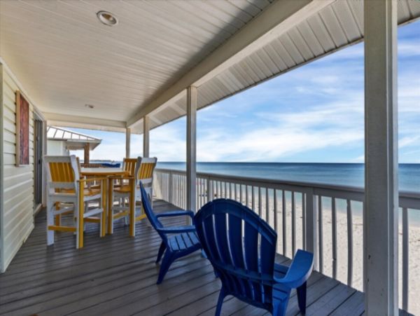 Direct Beach/Gulf Front Two Bedroom Cottage
