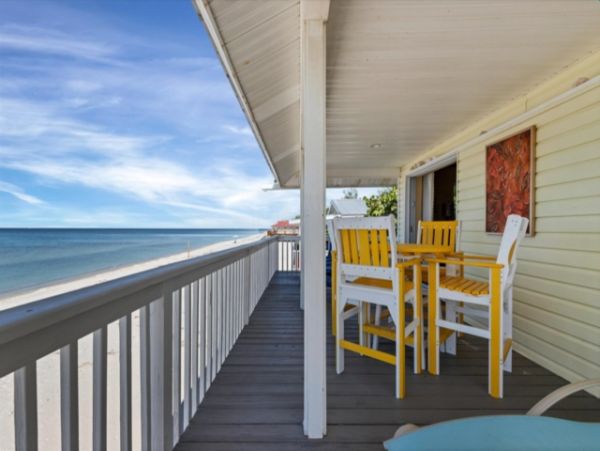 Direct Beach/Gulf Front Two Bedroom Cottage