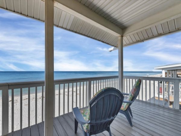 Direct Beach/Gulf Front Two Bedroom Cottage