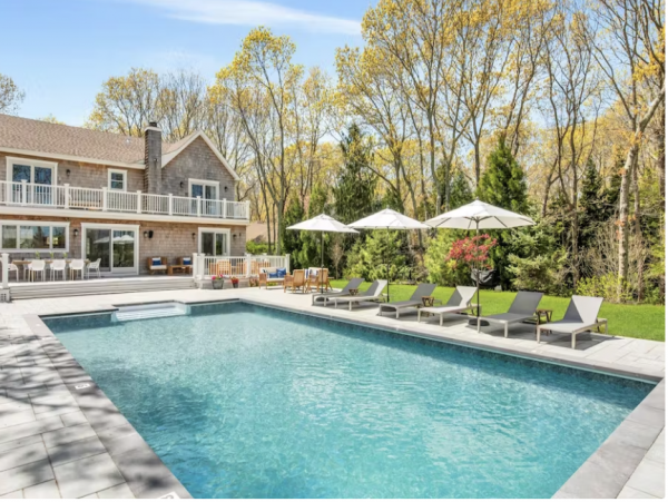 East Hamptons Luxury Six Bedroom Estate Home Pool