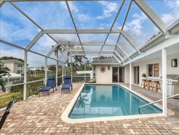Longboat Key 3 Bedroom Home with Pool & Dock