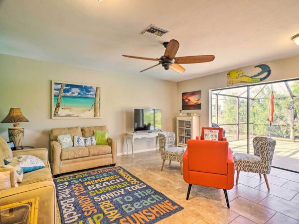 North Fort Myers Vacation Home Three Bedroom with Pool