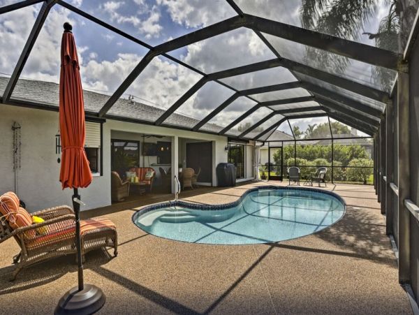 North Fort Myers Vacation Home Three Bedroom with Pool