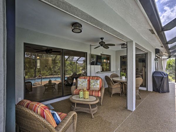 North Fort Myers Vacation Home Three Bedroom with Pool