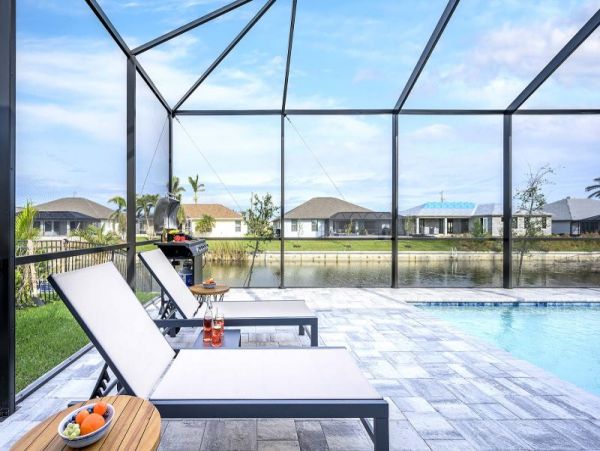 Cape Coral Vacation Pool Home Three Bedroom