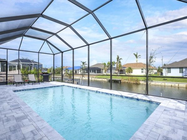 Cape Coral Vacation Pool Home Three Bedroom