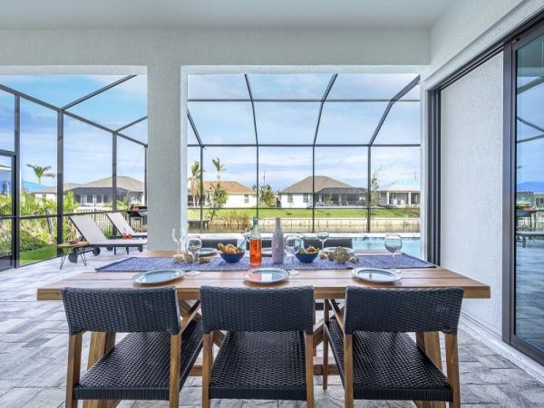 Cape Coral Vacation Pool Home Three Bedroom