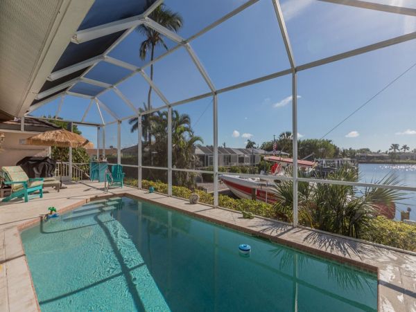 Canalfront Vacation Home in Marco Island with Pool & Dock