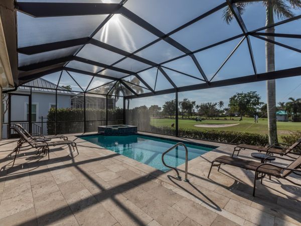 Three Bedroom Vacation Home in Marco Island Golf Course View