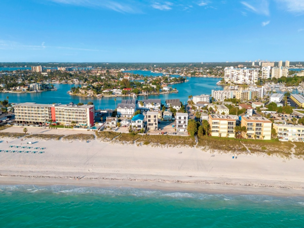 Treasure Island Walk to Beach Four Bedroom Vacation Rental