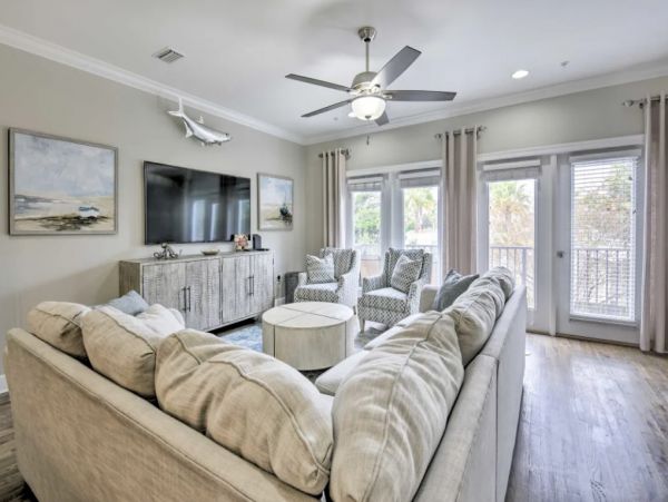 Miramar Beach Townhome 2 Blocks Walk to Beach