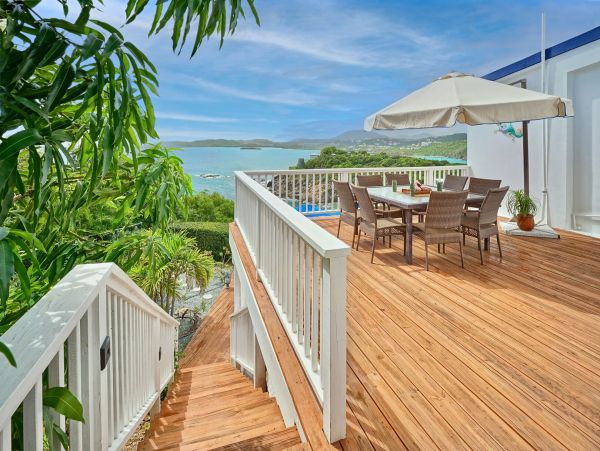 Oceanfront St. Thomas Vacation Home Three Bedroom