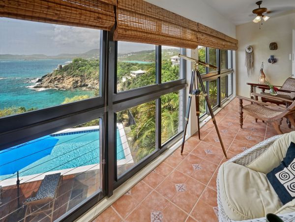 Oceanfront St. Thomas Vacation Home Three Bedroom