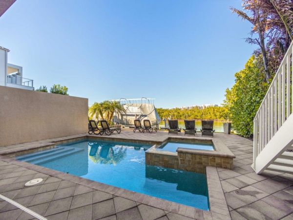 Waterfront Home with 3 Bedrooms, Pool & Dock