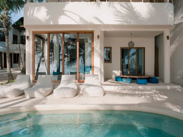 Luxury Tulum Beachfront Villa with Private Seaside Pool - South Tulum Vacation Rental