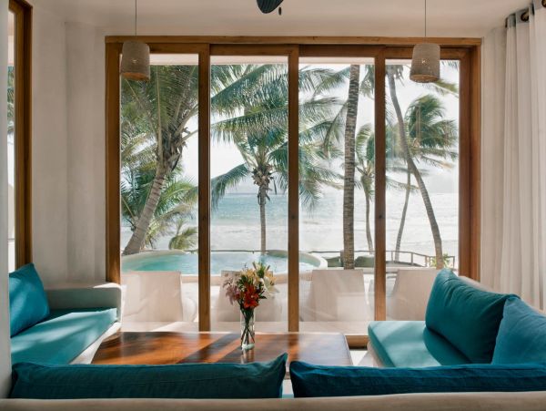 Luxury Tulum Beachfront Villa with Private Seaside Pool - South Tulum Vacation Rental - additional view, photo 3