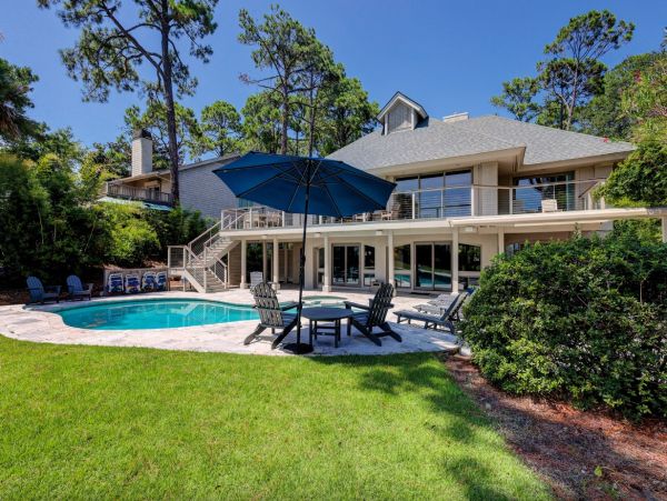 South Carolina Oceanfront Luxury Vacation Rental - 9-Bedroom Hilton Head Estate with Pool & Spa