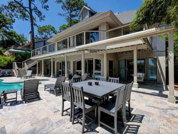 South Carolina Oceanfront Luxury Vacation Rental - 9-Bedroom Hilton Head Estate with Pool & Spa