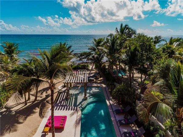 Oceanfront Tulum Luxury Vacation Home Four Bedroom