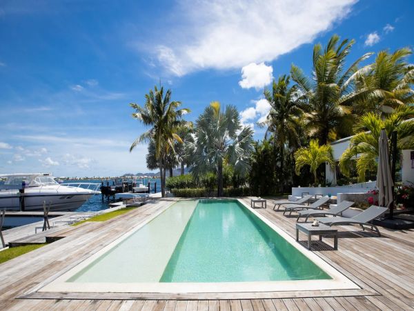 Bay Views Saint Martin Luxury Vacation Pool Villa Sleeps 10