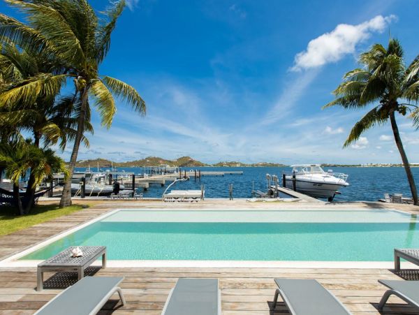 Bay Views Saint Martin Luxury Vacation Pool Villa Sleeps 10