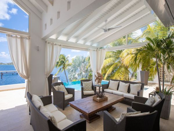 Bay Views Saint Martin Luxury Vacation Pool Villa Sleeps 10