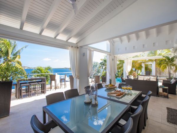 Bay Views Saint Martin Luxury Vacation Pool Villa Sleeps 10