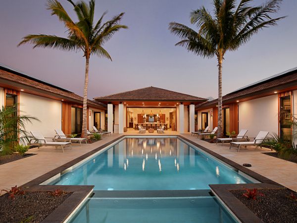 Luxury Kauai Vacation Rental - Six Bedroom Ocean View Villa with Pool & Pickleball