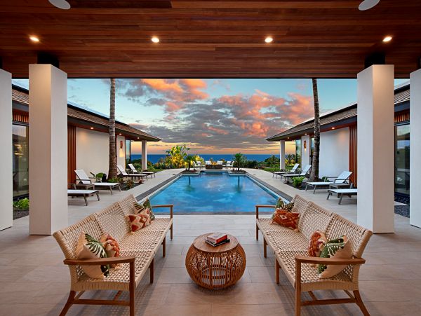 Luxury Kauai Vacation Rental - Six Bedroom Ocean View Villa with Pool & Pickleball