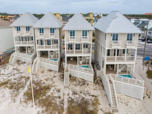 Gulf Front Five Bedroom Vacation Home in Panama City Beach