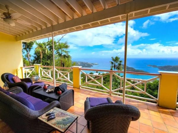 St. Thomas Vacation Home Six Bedroom Ocean Views