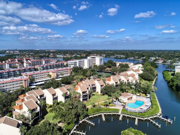 Siesta Key Bayside Condo with views of the Intracoastal waterway