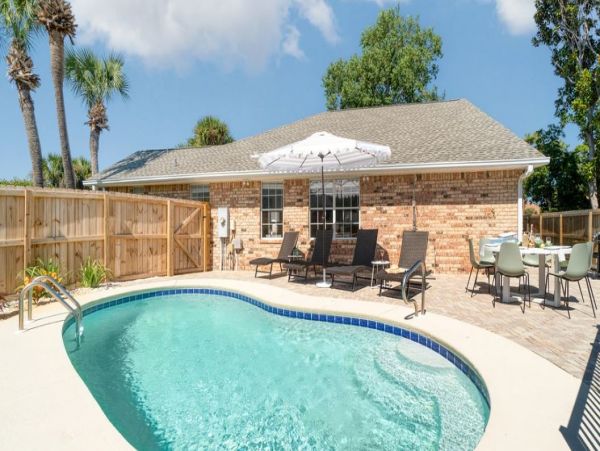 Miramar Beach Luxury Vacation Pool Home Sleeps 10 Guests