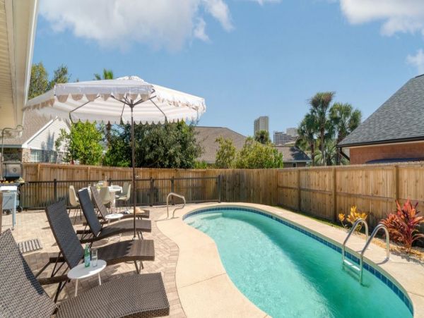 Miramar Beach Luxury Vacation Pool Home Sleeps 10 Guests