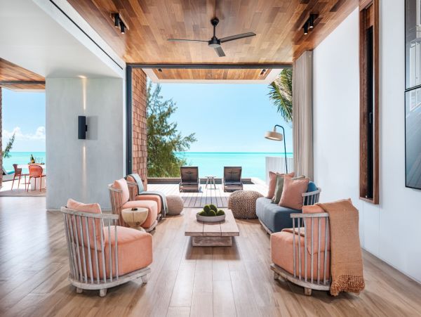 Turks and Caicos Beachfront Vacation Home Six Bedroom