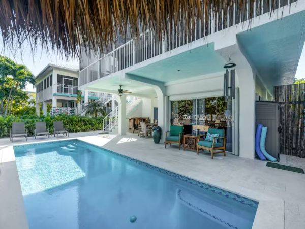 Islamorada Canalfront Vacation Pool Home with Boat Dock