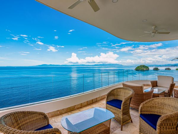 Puerto Vallarta Two Bedroom Oceanfront Rental Condo