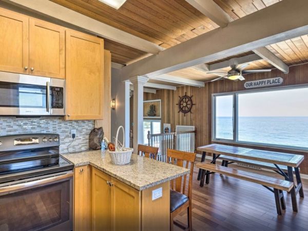 Wading River Vacation Home Three Bedroom On Beach