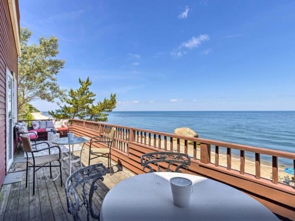 Wading River Vacation Home Three Bedroom On Beach