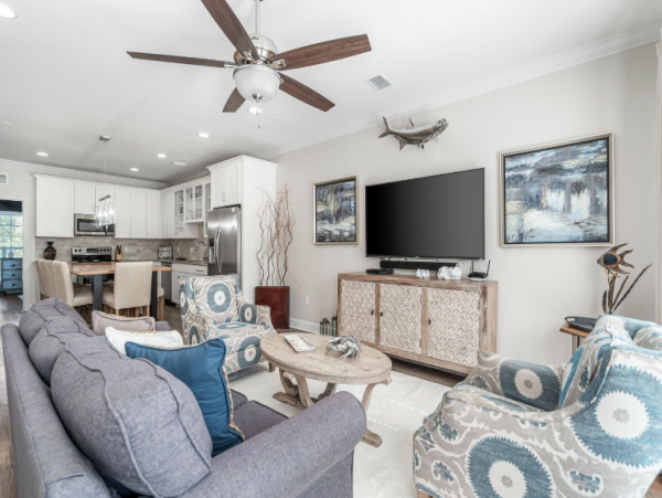 Beautiful Four Bedroom Vacation Home in Miramar Beach Sleeps 12 Guests