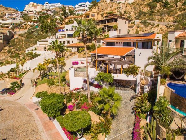 Private Road from the Villa Leads to the Beach