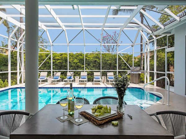Marco Island Vacation Home Four Bedroom Walk to Beach