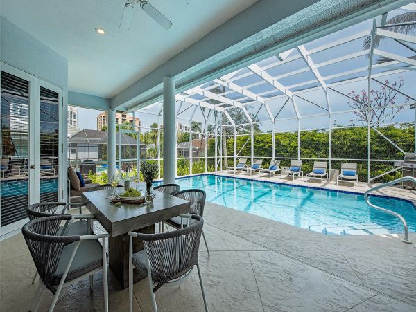 Marco Island Vacation Home Four Bedroom Walk to Beach