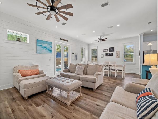 Luxury Miramar Beach Home 2 Blocks from Beach Sleeps 26